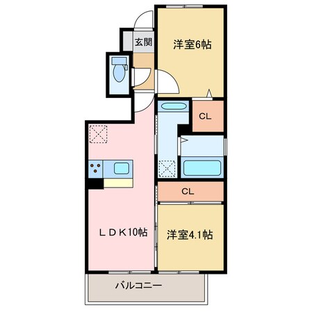 D-Roomニシキの物件間取画像